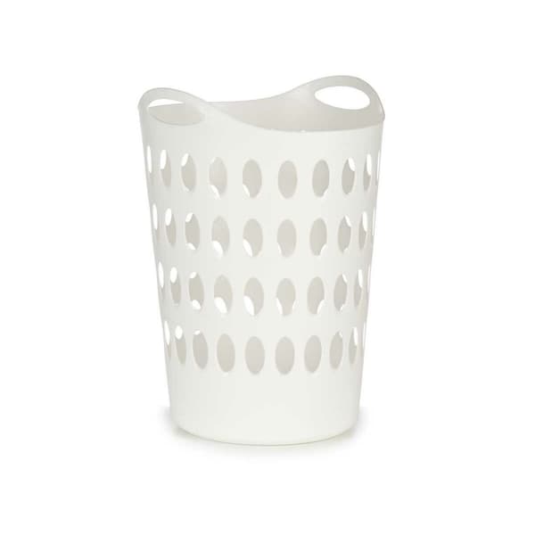 Vasketøjskurv Hvid Plastik 50 L 44 x 56 x 41 cm (12 enheder)