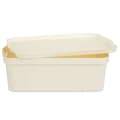 Miniatyrbillede 3 af 3: Opbevaringsboks med låg Kipit TP595-4 Flødefarvet Plastik 14 L 29,5 x 14,3 x 45 cm (12 enheder)