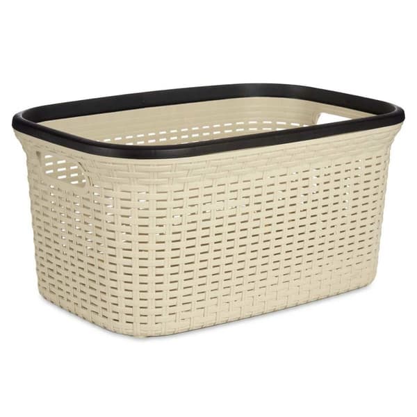 Vasketøjskurv Kipit TP7001-1 Flødefarvet Plastik 36 L 36 x 25,5 x 52,5 cm (12 enheder)
