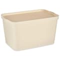 Miniatyrbillede 2 af 3: Opbevaringsboks med låg Kipit TP596-3 Flødefarvet Plastik 24 L 29,3 x 24,5 x 45 cm (6 enheder)