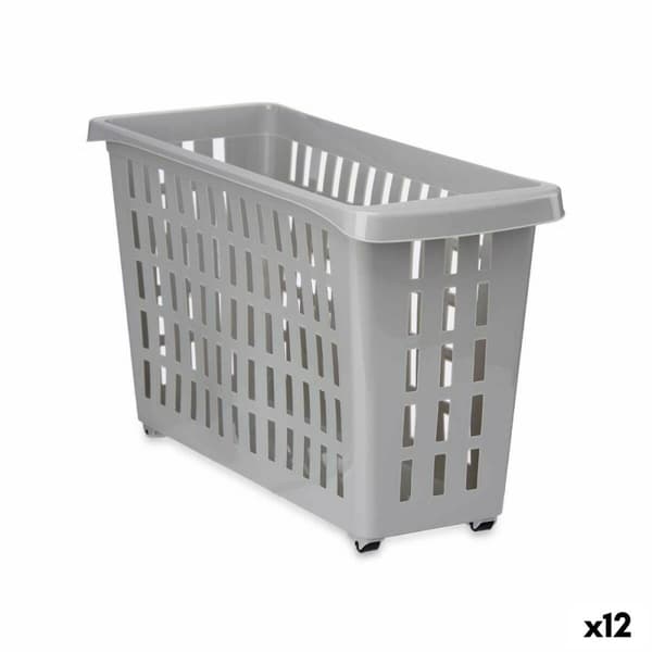 Organizer til køkkenskab Kipit G-327-1 Grå 17,5 x 26 x 46 cm Med hjul (12 enheder)