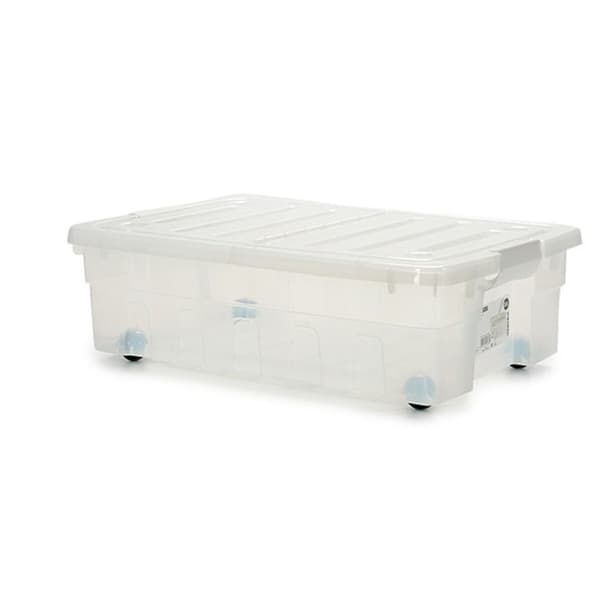 Säilytyslaatikko renkailla 30 L 40 x 18 x 59,5 cm (14 osaa)
