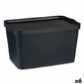 Pikkukuva 1 / 3: Säilytyslaatikko kannella Kipit TP596-1 Antrasiitinharmaa Muovinen 24 L 29,3 x 24,5 x 45 cm (6 osaa)