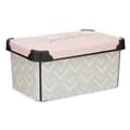 Pikkukuva 2 / 3: Säilytyslaatikko kannella Kipit Vibes Pinkki Muovinen Nuolet 5 L 19 x 13,5 x 29,5 cm (12 osaa)