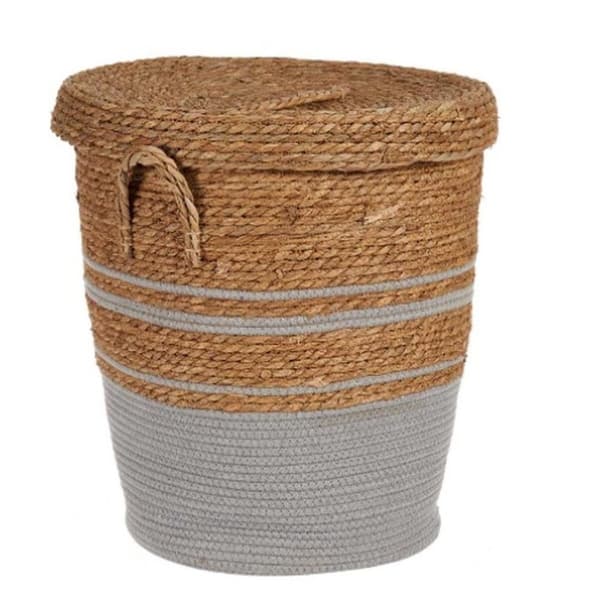 Kurv Gift Decor YY21620J03L1 Brun Grå Tang (4 enheder)