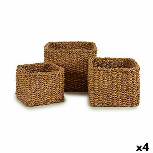 Set med kurve Brun (4 enheder)