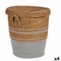 Pikkukuva 1 / 3: Kori Gift Decor YY21620J03L1 Ruskea Harmaa Merilevä (4 osaa)
