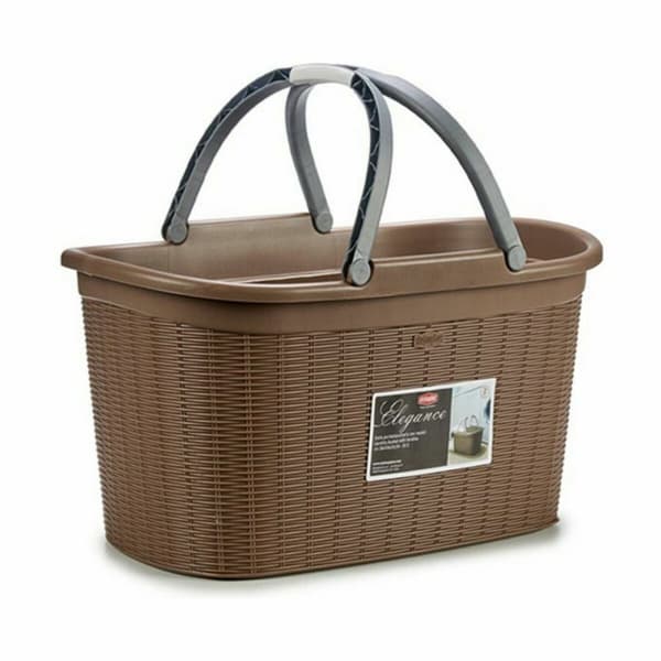 Pyykkikori Stefanplast Elegance Muovinen 35 L 57,5 x 29 x 36,5 cm (15 osaa)