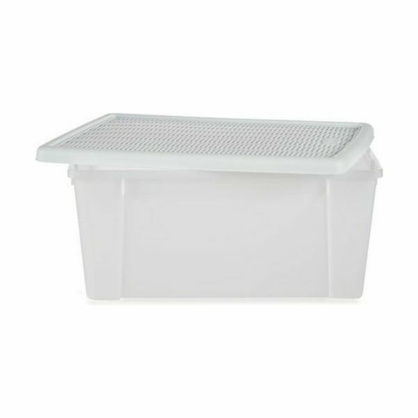 Säilytyslaatikko kannella Stefanplast Elegance Valkoinen Muovinen 29 x 17 x 39 cm (6 osaa)