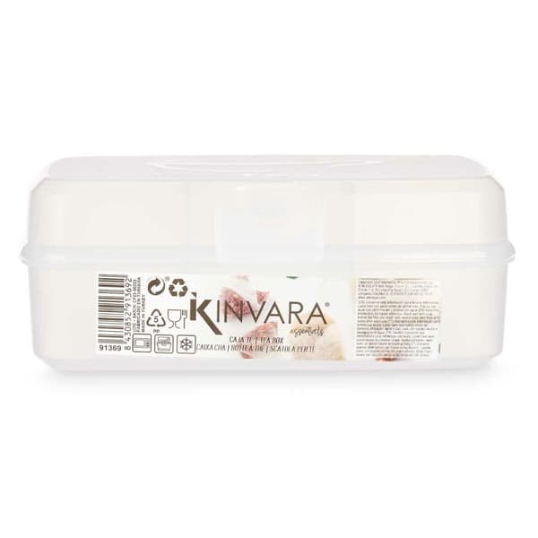 Kasse med rum Kinvara 02 1178 Gennemsigtig Plastik 21,5 x 8 x 14,6 cm (12 enheder)