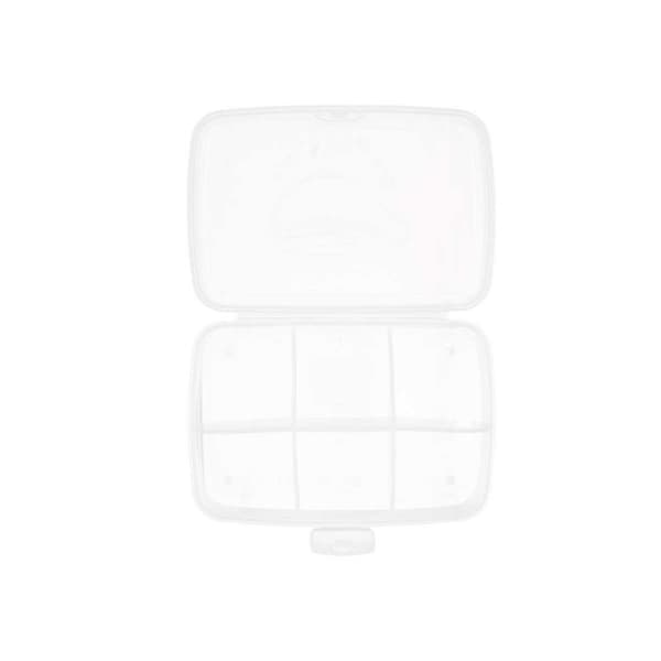 Kasse med rum Kinvara 02 1178 Gennemsigtig Plastik 21,5 x 8 x 14,6 cm (12 enheder)