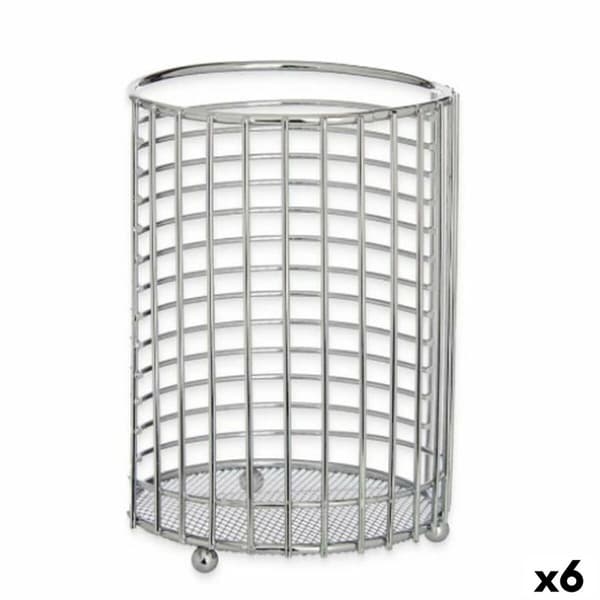 Dåse til køkkenudstyr Kinvara CN-W7728-2 CHROME Metal 12 x 16 x 12 cm (6 enheder)