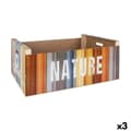 Miniatyrbild 1 av 2: Förvaringslåda Confortime Nature Trä Multicolour 58 x 39 x 21 cm (3 antal)