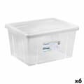 Miniatyrbillede 1 af 2: Opbevaringsboks med låg Tontarelli Linea box 47 x 36 x 24,5 cm (6 enheder)