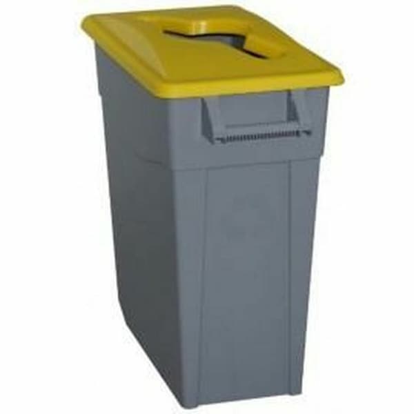 Kierrätysastia Denox Keltainen 65 L (2 osaa)