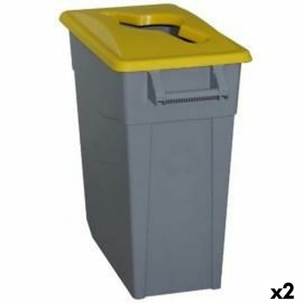 Kierrätysastia Denox Keltainen 65 L (2 osaa)