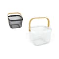 Miniatyrbild 5 av 5: Multifunktionell korg Confortime Metall Trä 25 x 26 x 18 cm (6 antal)