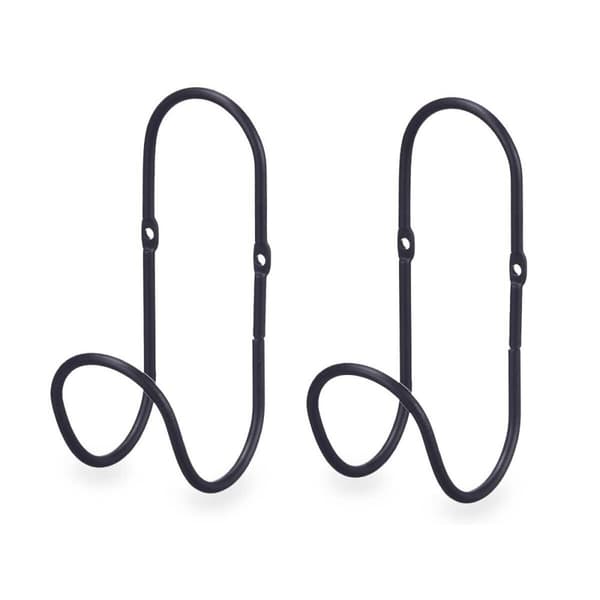Hangers Musta Metalli Setti 2 Kappaletta (6 osaa)