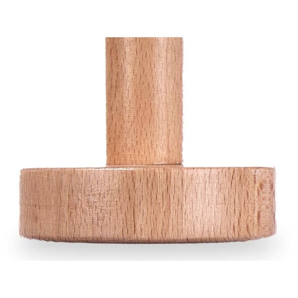 Hangers Ruskea Puu Painikkeen Setti 2 Kappaletta (6 osaa)