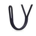 Pikkukuva 4 / 4: Hangers Musta Metalli Kolmikulmainen Setti 3 Kappaletta (6 osaa)