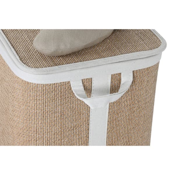 Tvättkorg Home ESPRIT Grön Naturell Barn 44 x 44 x 45 cm 4 Delar