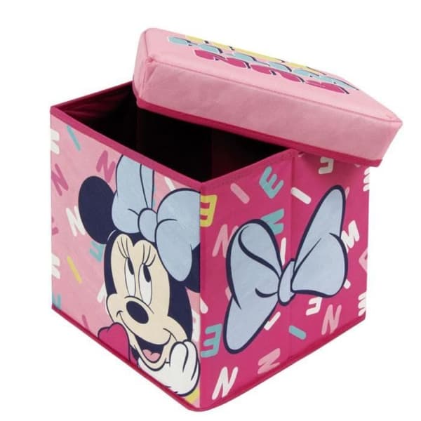 Minnie Seat-puff och förvaringslåda - Miraculous - Rosa - Barn - 30x30x30cm - Tyg