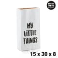 Miniatyrbild 1 av 3: Liten papperskasse Oh My Home (15 x 30 x 8 cm)