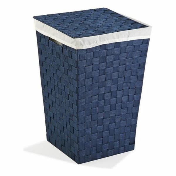 Tvättkorg Textil (33 x 52 x 33 cm) - Grå