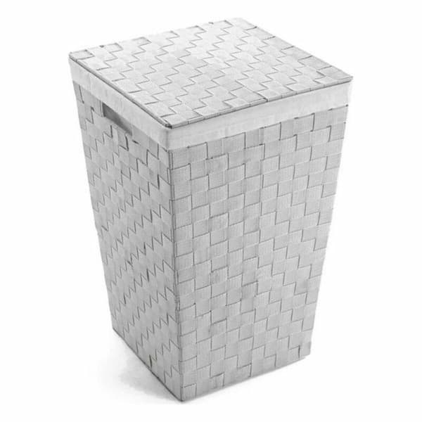 Tvättkorg Textil (33 x 52 x 33 cm) - Grå
