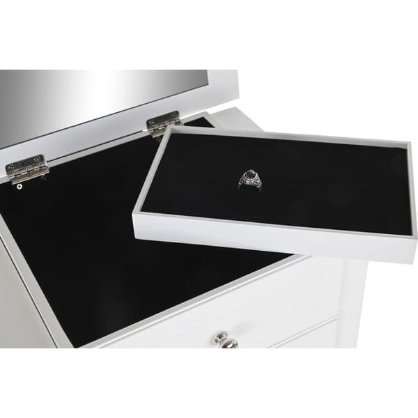 Smyckeskrin med ben DKD Home Decor Speglar MDF Romantisk (37 x 27 x 90 cm)