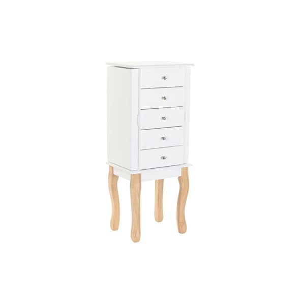 Smyckeskrin med ben DKD Home Decor Speglar MDF Romantisk (37 x 27 x 90 cm)