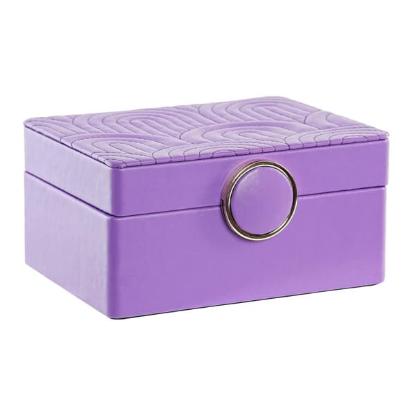 Smyckeskrin DKD Home Decor 23 x 17 x 10 cm Lila Polyuretan Trä MDF