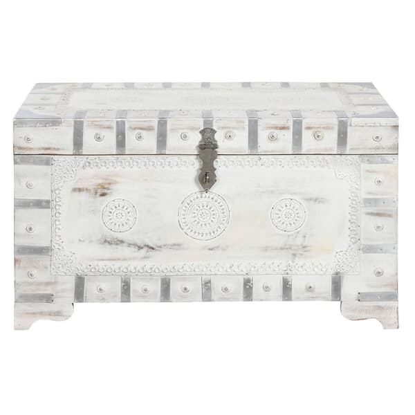 Koffert DKD Home Decor Mangoträ 78,7 x 43 x 45,7 cm