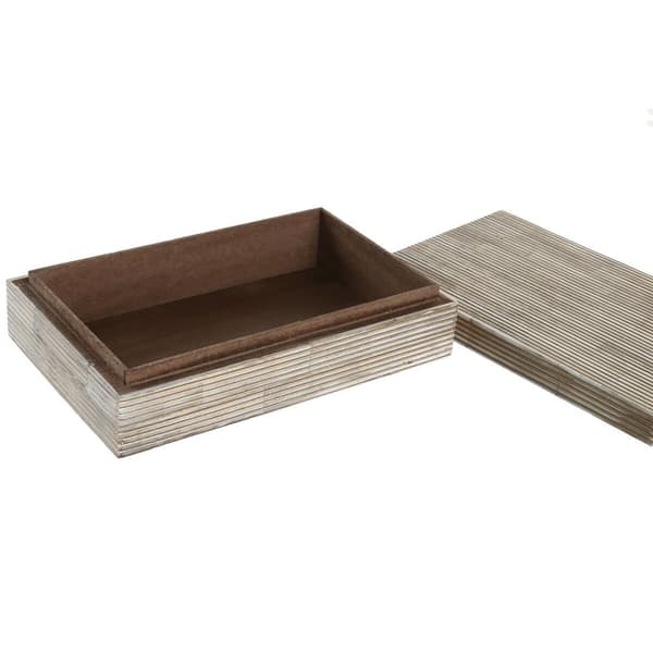 Smyckeskrin DKD Home Decor Kräm Harts Ben 20,5 x 13 x 5,5 cm