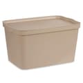 Miniatyrbild 2 av 3: Förvaringslåda med lock Kipit TP596-3 Beige Plast 24 L 29,3 x 24,5 x 45 cm (6 antal)