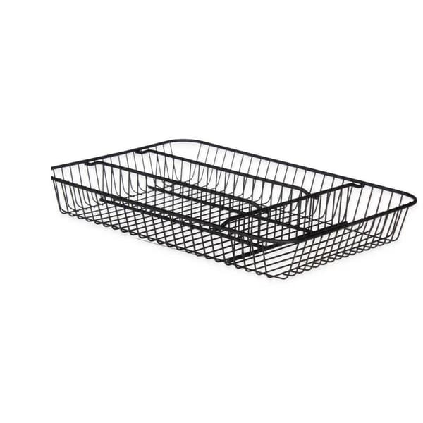 Besticks-sortering Kinvara W7267-1 Svart Metall 26 x 4,7 x 35,5 cm (6 antal)