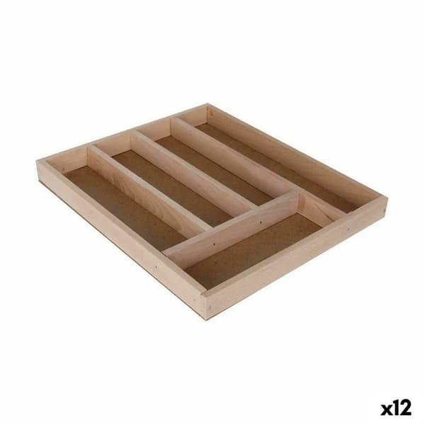 Besticks-sortering Quttin Quttin Trä 33 x 28 x 3,5 cm (12 antal)