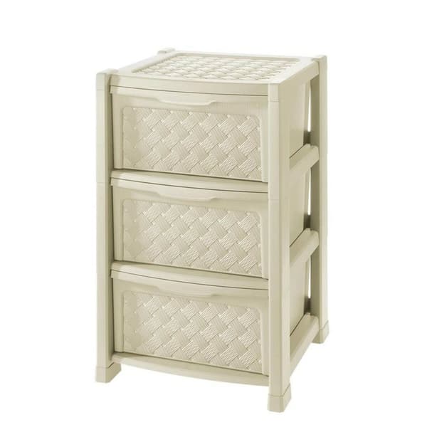 Kommode Tontarelli Arianna 2 skuffer Hvid 38 x 38 x 60 cm - Hvid