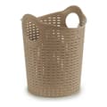 Miniatyrbillede 1 af 2: Multifunktionel plastikkurv Kipit Rattan Hvid Brun Sort Plastik 15 L