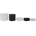 Miniatyrbillede 4 af 6: Multibrug kurv DKD Home Decor Hvid Sort polypropylen 45 x 34 x 49 cm 4 Kg