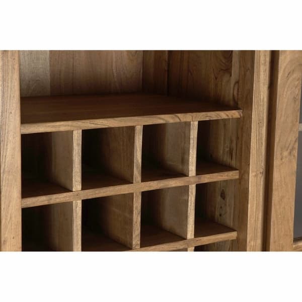 Display Stand DKD Home Decor Krystal Brun Spanskrør Akacie (160 x 41 x 153 cm)
