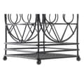 Miniatyrbillede 3 af 3: Bestikdræner DKD Home Decor Sort Metal Geometri 12 x 12 x 20 cm