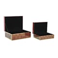 Miniatyrbillede 3 af 4: Smykkeskrin DKD Home Decor Metal Krystal Rød Gylden Træ MDF 25 x 18 x 10 cm (2 enheder)