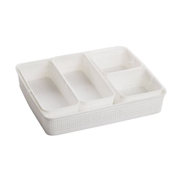 Multibrug kurv Dem Plastik 34 x 28 x 6 cm 5 Dele (5 enheder)