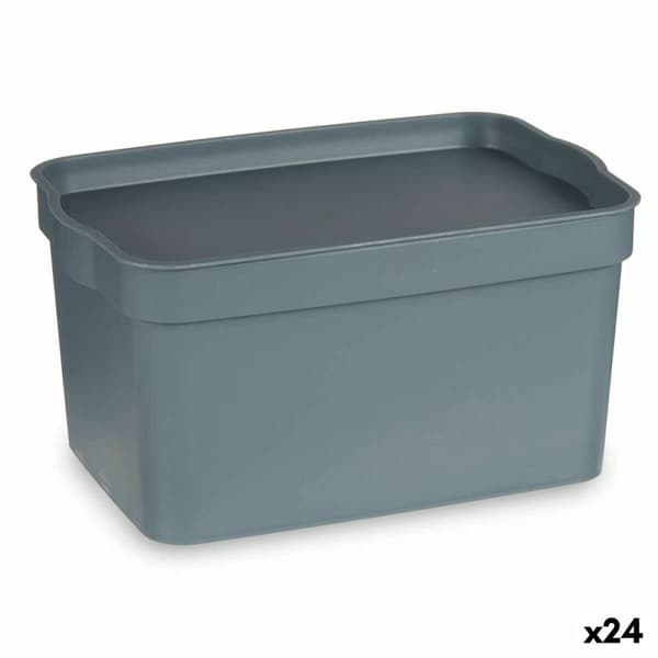 Multifunktionel Æske Kipit TP592-2 Grå Plastik 2,3 L 13,5 x 11 x 20 cm (24 enheder)