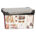 Miniatyrbillede 3 af 3: Opbevaringsboks Kipit STYLE BOX-5L-3 Plastik Vintage 5 L 19 x 13,5 x 29 cm (12 enheder)