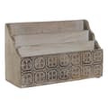 Miniatyrbillede 1 af 3: Multifunktionel organizer DKD Home Decor Hvid Natur Mangotræ 32 x 13 x 21 cm (12 enheder)