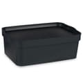 Miniatyrbillede 2 af 3: Opbevaringsboks med låg Kipit TP593-1 Antracit Plastik 6 L 21 x 11 x 32 cm (12 enheder)