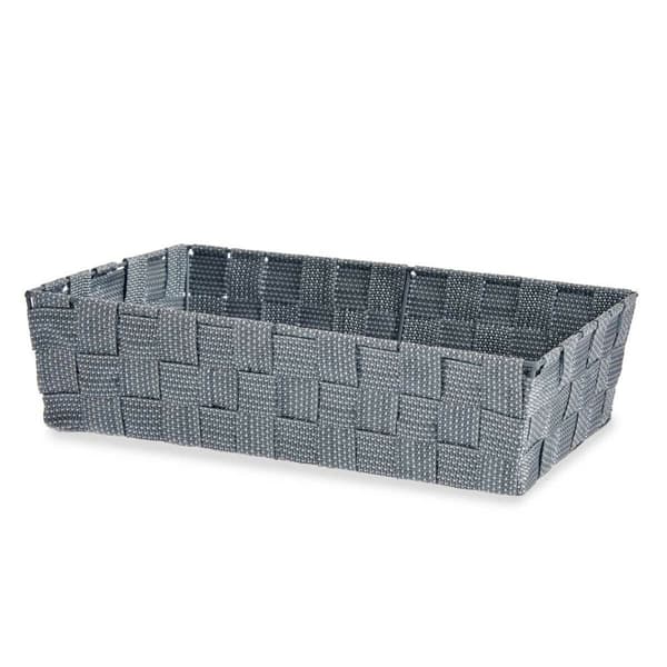 Multibrug kurv Kipit 79812 Grå Klæde 3,8 L 34 x 8,5 x 21 cm (18 enheder)
