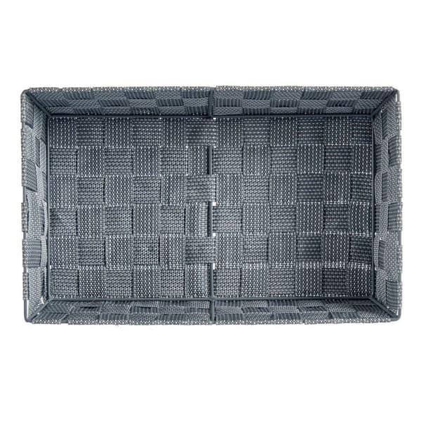 Multibrug kurv Kipit 79812 Grå Klæde 3,8 L 34 x 8,5 x 21 cm (18 enheder)